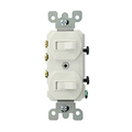 Leviton Combination Device Switch Combo Single Pole 5241-WS